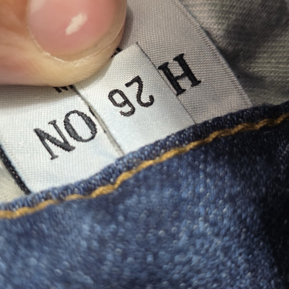 Hudson Jeans Womens 26 Dark Wash Distressed Skinny - Picture 9 of 14
